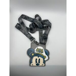 Disney Cruise Line DCL 25th Anniversary Silver Lanyard Castaway Club MickeyMouse